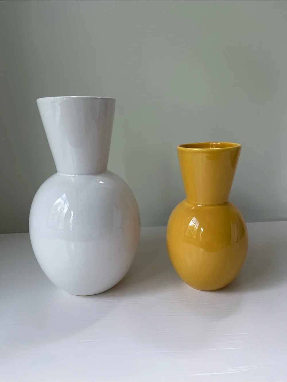 Crate & Barrel Ceramic Vases (Set of 2) – Made in Portugal
